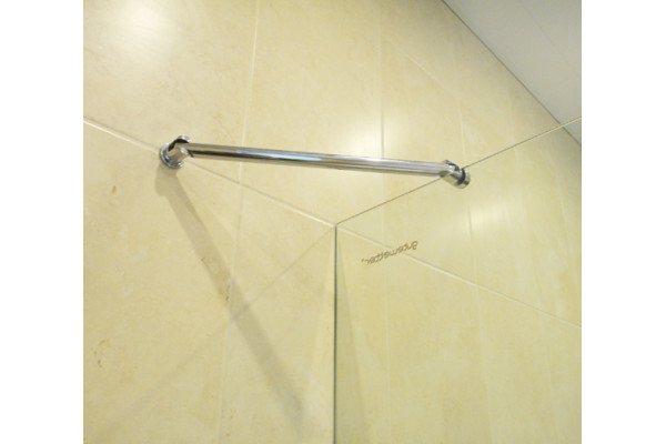 Шторка на ванну GuteWetter Trend Pearl GV-862A правая 120 см стекло бесцветное, фурнитура хром, распашная