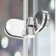 Шторка на ванну GuteWetter Lux Pearl GV-001 правая 80 см стекло бесцветное, фурнитура хром, распашная