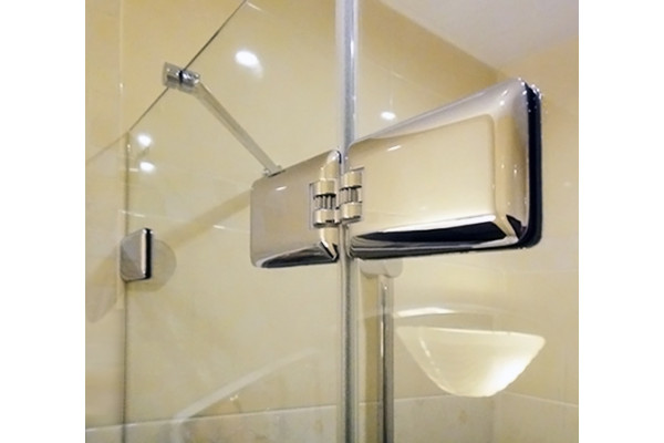 Шторка на ванну GuteWetter Trend Pearl GV-862A левая 90 см стекло бесцветное, фурнитура хром, распашная