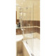 Шторка на ванну GuteWetter Lux Pearl GV-102A левая 100 см стекло бесцветное, профиль хром, распашная