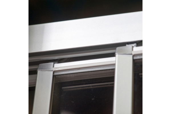 Шторка на ванну GuteWetter Practic Part GV-413 правая 150x75 см стекло бесцветное, профиль матовый хром, раздвижная