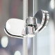 Шторка на ванну GuteWetter Lux Pearl GV-002A правая 100 см стекло бесцветное, фурнитура хром, распашная