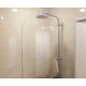 Шторка на ванну GuteWetter Lux Pearl GV-601 правая 70 см стекло бесцветное, профиль хром, распашная