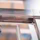 Шторка на ванну GuteWetter Slide Part GV-863B левая 180x90 см стекло бесцветное, профиль хром, раздвижная