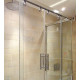 Шторка на ванну GuteWetter Slide Part GV-865 левая 150x70 см стекло бесцветное, профиль хром, раздвижная