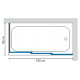 Шторка на ванну GuteWetter Practic Part GV-413 правая 155x85 см стекло бесцветное, профиль матовый хром, раздвижная