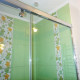 Душевая дверь в нишу GuteWetter Slide Door GK-862 правая 130 см стекло бесцветное, профиль хром, раздвижная
