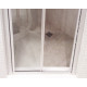Душевая дверь в нишу GuteWetter Practic Door GK-402 98-102 см стекло бесцветное, профиль матовый хром, распашная
