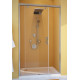Душевая дверь в нишу GuteWetter Slide Door GK-862 левая 140 см стекло бесцветное, профиль хром, раздвижная