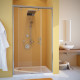 Душевая дверь в нишу GuteWetter Slide Door GK-862 левая 140 см стекло бесцветное, профиль хром, раздвижная