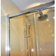 Душевая дверь в нишу GuteWetter Slide Door GK-864 140 см стекло бесцветное, профиль хром, раздвижная