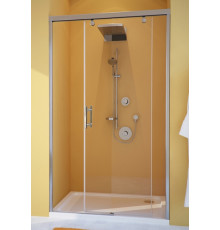 Душевая дверь в нишу GuteWetter Slide Door GK-862 правая 125 см стекло бесцветное, профиль хром, раздвижная