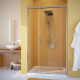 Душевая дверь в нишу GuteWetter Slide Door GK-862 правая 155 см стекло бесцветное, профиль хром, раздвижная