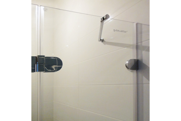 Душевая дверь в нишу GuteWetter Lux Door GK-002A правая 100 см стекло бесцветное, фурнитура хром, распашная