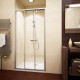 Душевая дверь в нишу GuteWetter Practic Door GK-403 113-117 см стекло бесцветное, профиль матовый хром, раздвижная