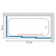 Шторка на ванну GuteWetter Practic Part GV-413A правая 173x70 см стекло бесцветное, профиль матовый хром, раздвижная