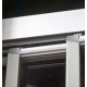 Душевой уголок GuteWetter Practic Rectan GK-403 правая 135x85 см стекло бесцветное, профиль матовый хром, прямоугольный, двери раздвижные