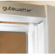 Душевой уголок GuteWetter Practic Square GK-404 левая 75x75 см стекло бесцветное, профиль матовый хром, квадратный, двери складные