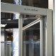 Душевой уголок GuteWetter Practic Rectan GK-404 правая 120x80 см стекло бесцветное, профиль матовый хром, прямоугольный, двери складные