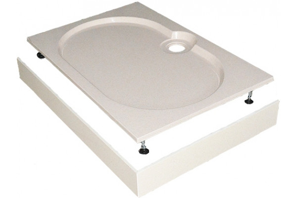 Поддон для душа GuteWetter Deluxe 120x80x16 Q бежевый прямоугольный, средний