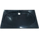 Поддон для душа GuteWetter Deluxe 120x80x2 Q черный прямоугольный, низкий
