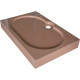 Поддон для душа GuteWetter Deluxe 120x80x16 Q терракот прямоугольный, средний