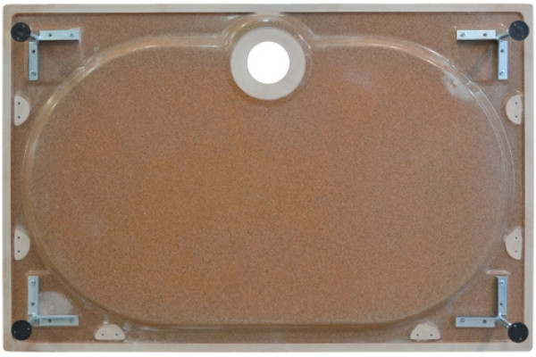 Поддон для душа GuteWetter Deluxe 120x80x16 Q терракот прямоугольный, средний