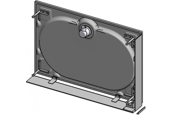 Поддон для душа GuteWetter Deluxe 120x80x16 Q терракот прямоугольный, средний