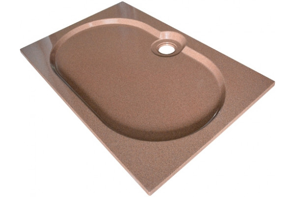 Поддон для душа GuteWetter Deluxe 120x80x2 Q терракот прямоугольный, низкий
