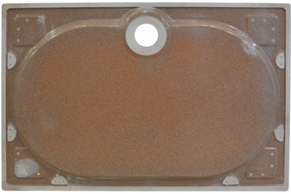 Поддон для душа GuteWetter Deluxe 120x80x2 Q терракот прямоугольный, низкий