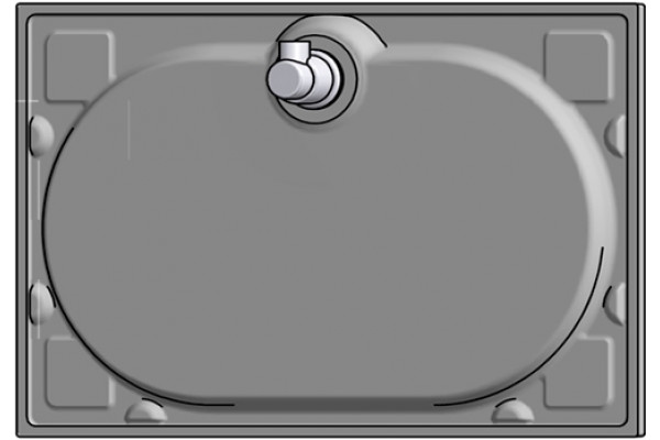Поддон для душа GuteWetter Deluxe 120x80x2 Q терракот прямоугольный, низкий