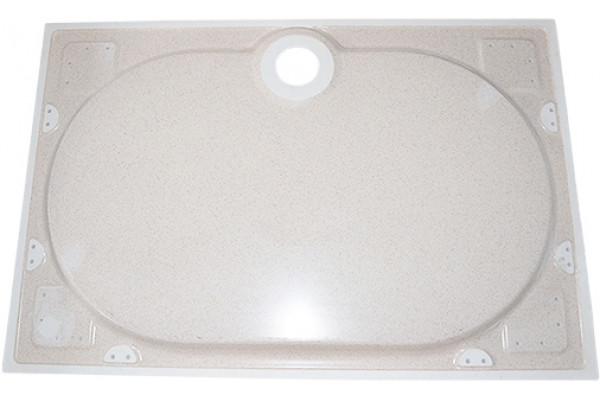 Поддон для душа GuteWetter Deluxe 120x80x2 Q бежевый прямоугольный, низкий