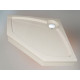 Поддон для душа GuteWetter Deluxe 90x90x16 P бежевый пятиугольный, средний
