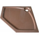 Поддон для душа GuteWetter Deluxe 90x90x2 P терракот пятиугольный, низкий