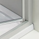 Душевой уголок GuteWetter Practic Rectan GK-401 правая 85x75 см стекло бесцветное, профиль матовый хром, прямоугольный, двери распашные
