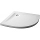 Поддон для душа GuteWetter Lux Comfort R-Mat 100x100x5 четверть круга, низкий