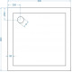 Поддон для душа GuteWetter Lux Practic Q-Mat 90x90x5 квадратный, низкий