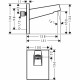 Держатель верхнего душа Hansgrohe 260 Pulsify 24149700, матовый белый