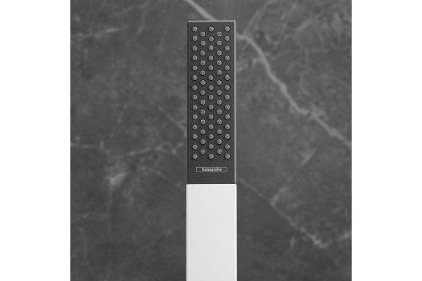 Ручной душ Hansgrohe Rainfinity 100 1jet EcoSmart 9 л/мин 26867700, матовый белый
