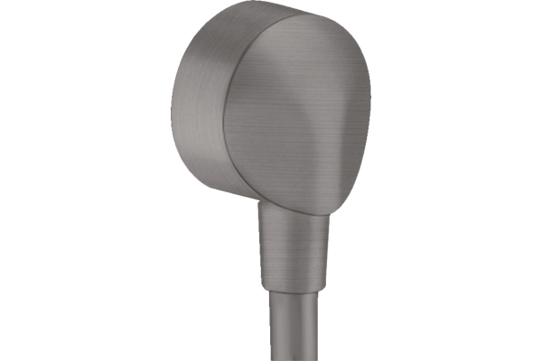 Шланговое подсоединение без клапана обратного тока E Hansgrohe FixFit 27454340, черный хром
