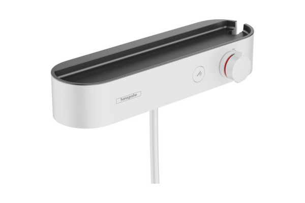 24360700 HG ShowerTablet Select 400 термостатический смеситель для душа, матовый белый