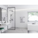 Верхний душ Hansgrohe Croma 280 1 режим 26220340, шлифованный черный хром