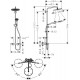 Душевая система Hansgrohe Croma Select S 280 1 режим струи 26890340, шлифованный черный хром