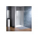 PT0009.C91.322.708 STUDIO PARIS Распашная дверь для ниши 800*2000, хром., ручка релинг, крепл. слева,стекло прозр. с AP, нест. изг.