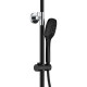 Душевая стойка Haiba HB24548-7, черный/хром, шланг 150 см