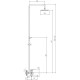 Душевая стойка Haiba HB24806, хром, шланг 150 см