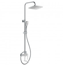 Душевая стойка Haiba HB24548-8, белый/хром, шланг 150 см