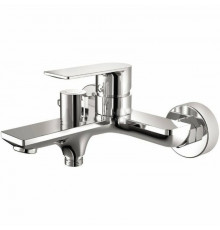 Смеситель для ванны и душа Haiba HB60505, хром, однорычажный, длина излива 18.5 см