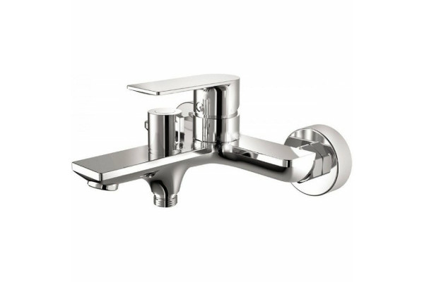 Смеситель для ванны и душа Haiba HB60505, хром, однорычажный, длина излива 18.5 см