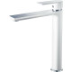 Смеситель для раковины Haiba HB11505-8, белый/хром, однорычажный, высота излива 21.6 см